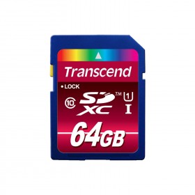 TRANSCEND 64GB SDXC CLASS10 MEMORY CARD